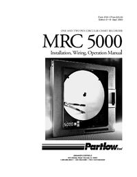 Thumbnail of document Manual - MRC 5000 Circular Chart Recorder
